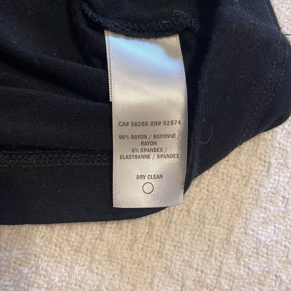 5 for $25 Ella Moss Surplice Blouse with Collar Black size Large - Picture 6 of 7